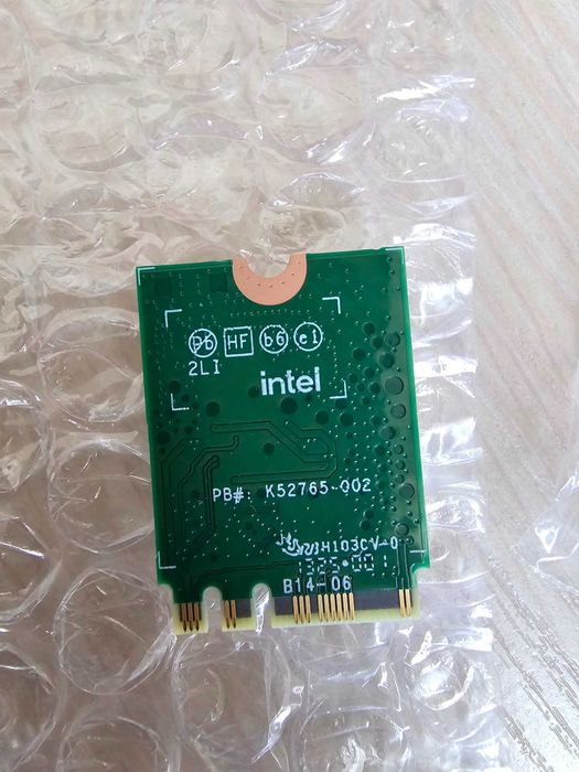 Wi-Fi модуль адаптер intel AX210NGW для ноутбука
