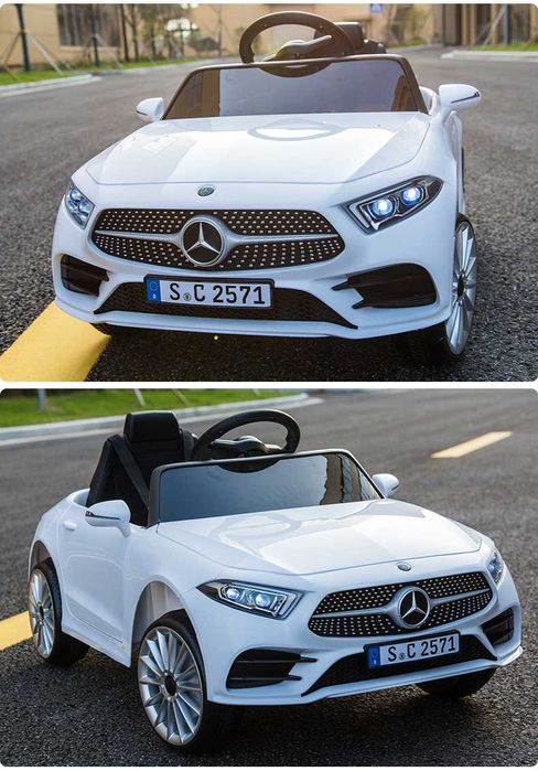 Акумулаторна кола Mercedes Benz CLS350 Металик боя 12V с меки гуми.