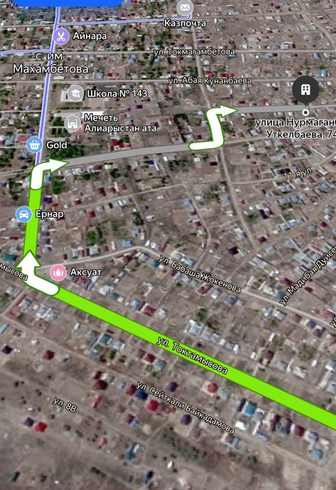 Продаю участок  в районе Махамбетова