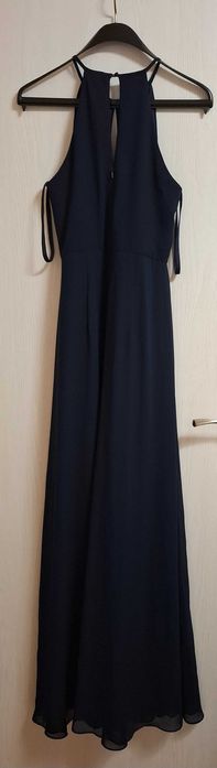 Елегантна тъмно синя рокля Star night ST202-5780. Размер 40
