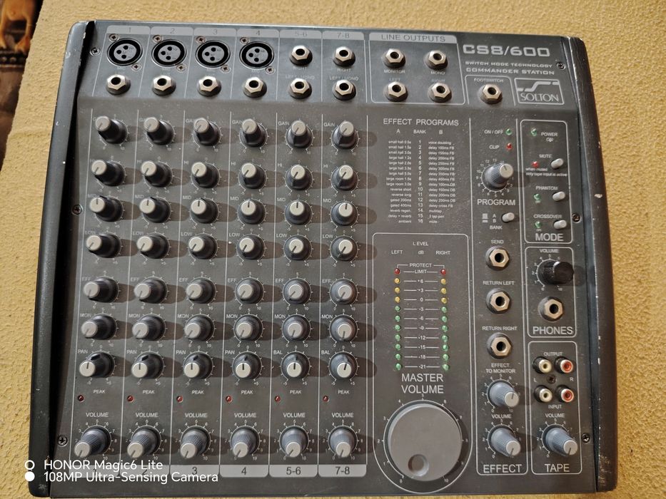 Пулт - Пауър Миксер. SOLTON - 2×300. ПЕРФЕКТЕН