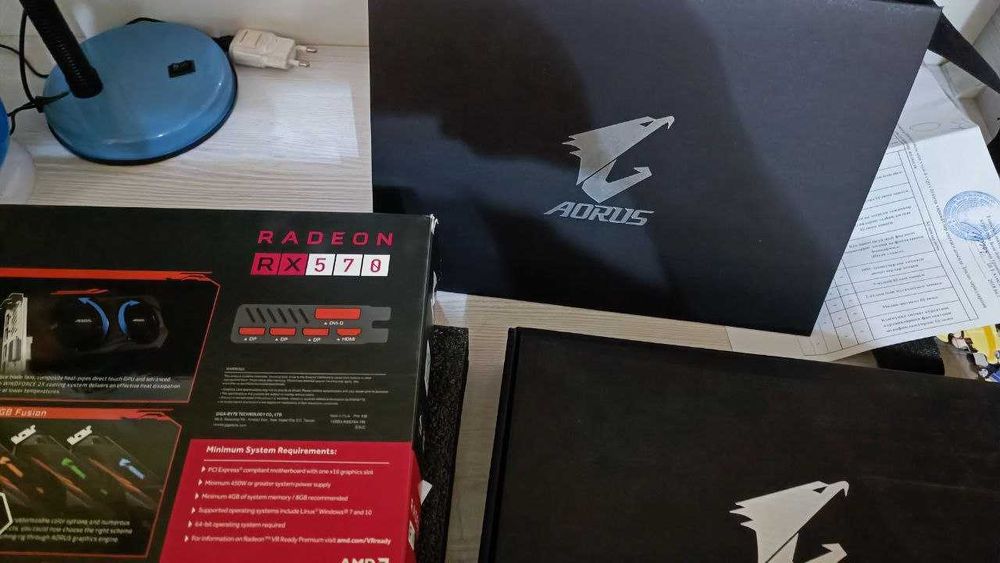 Видеокарта AORUS Radeon RX570 4Gb/DDR5 256bit