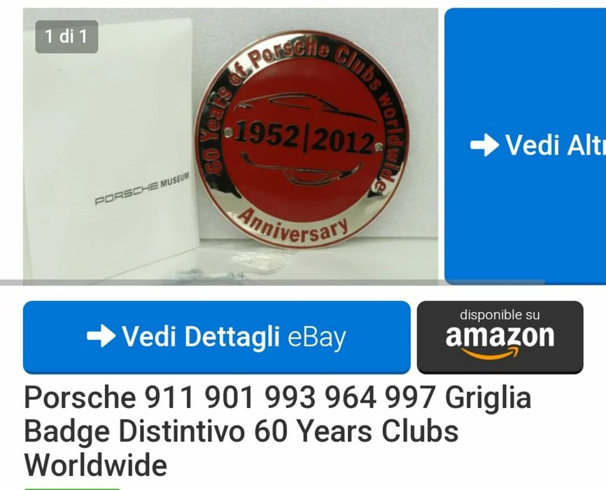 Porsche Clubs-значка 60 години