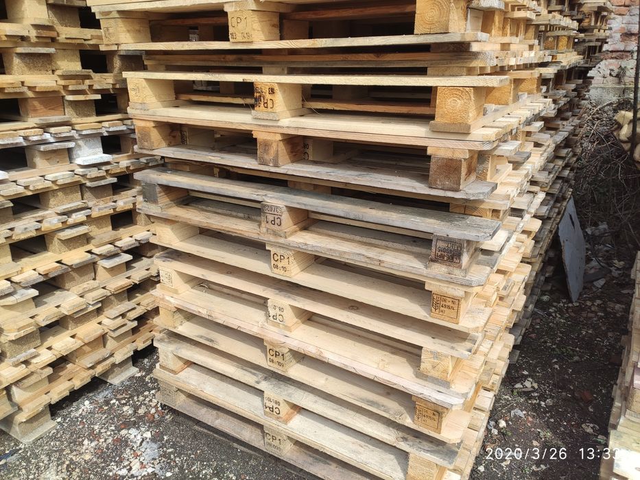 Палети и скари Продава и КУПУВА НОВИ И РЕЦИКЛИРАНИ за търговска дейнос