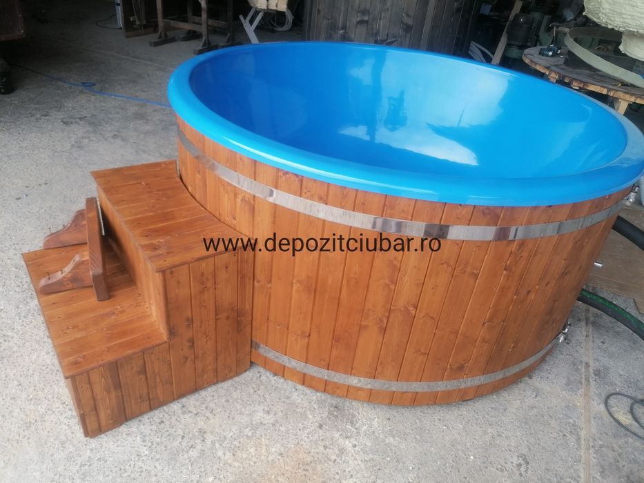 Ciubar din fibra de sticla ,2m, cu soba exterioara