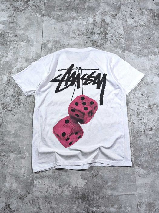 stussy fuzzy dice tee