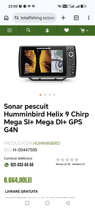 Humimbird helix 9 CI+ Di+