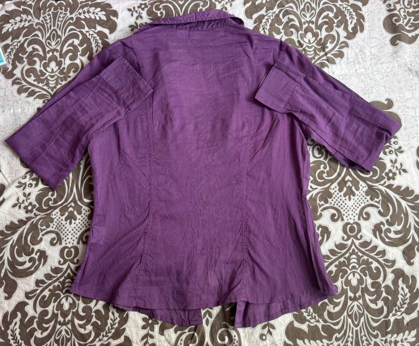 фиолетовая рубашка
