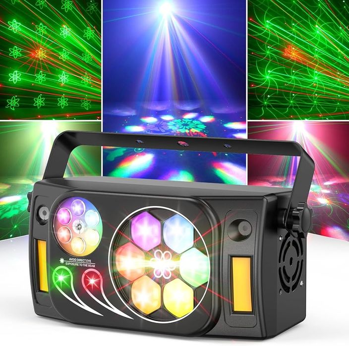 LED 6 in 1 Stage Lights 80W RGBW - lumini de scena/disco/party/nunta