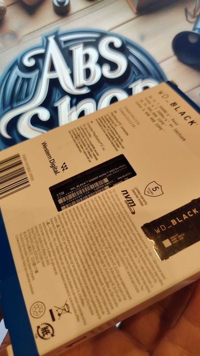 Новый SSD NVMe M.2 накопитель Western Digital WD_BLACK SN850P 1TB PS5