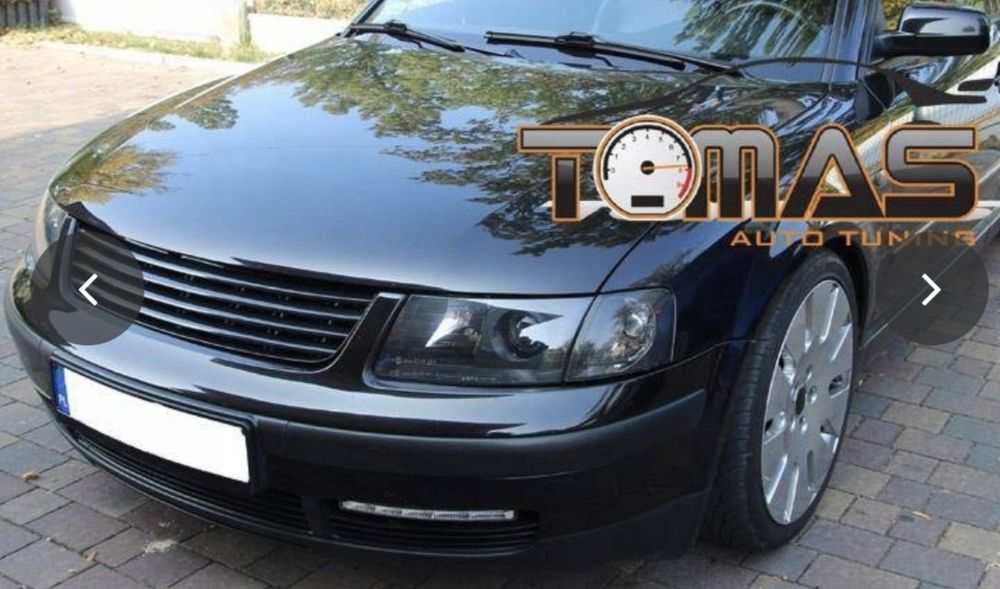 Фарове Пасат Б5 VW Passat B5 96-00 Тунинг Черни затъмнени DEPO