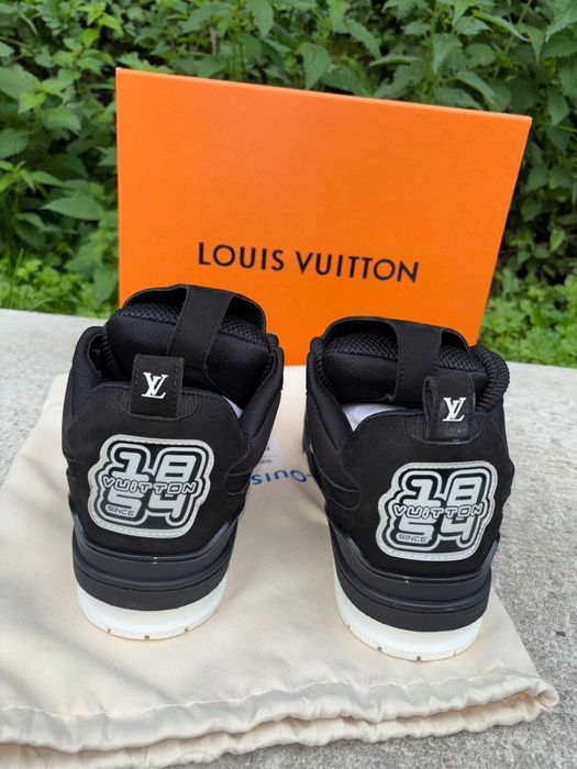 #SUMMER SALE# LV Trainers SKATE Negru Alb - Verificare Colet -