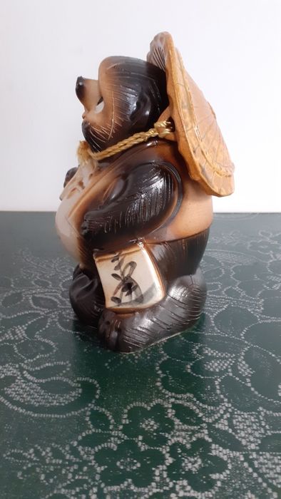 Статуэтка антикварная, Весёлый Тануки