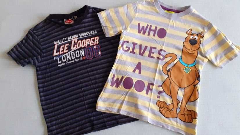 5 броя детски тениски и черен суичър за 8-9 г