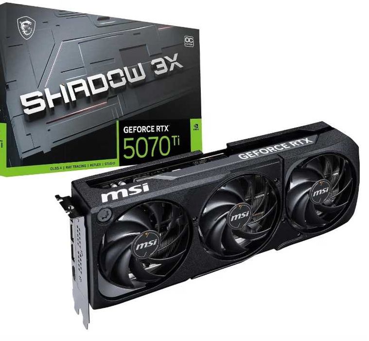MSI GeForce RTX 5070 Ti 16G Shadow 3X OC Gaming