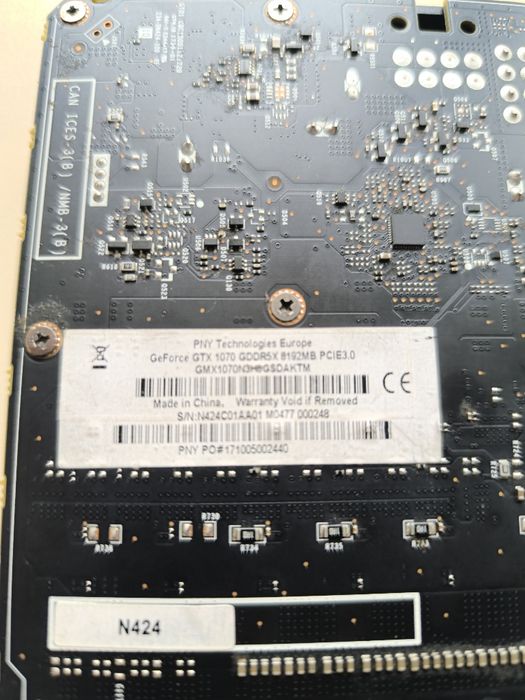 Видеокарта gtx 1070 8gb PNY