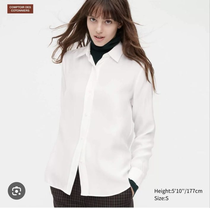 Рубашка uniqlo Л размер