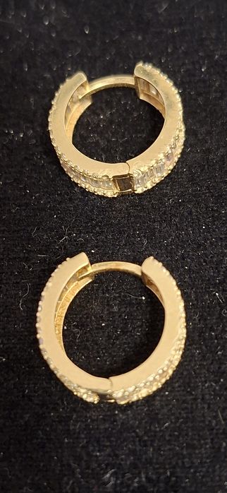 Cercei de aur 14 k superbi