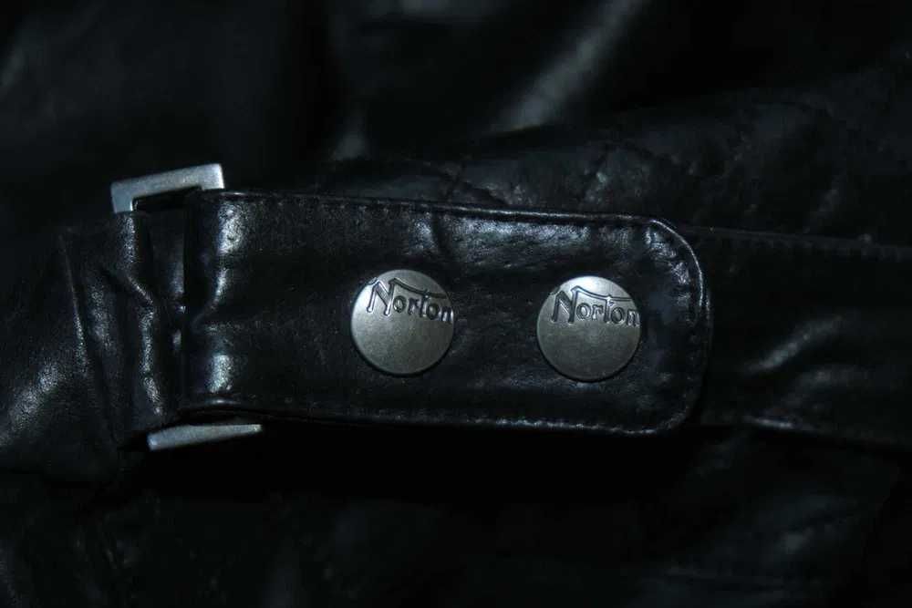 Norton Оригинално кожено рокерско моторджийско яке