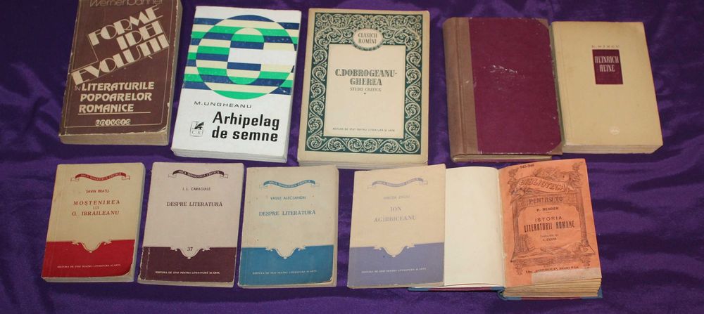 lot 85 carti critica istorie literara, studii literare memorialistica