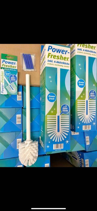 Тоалетна четка Power-Fresher с активни пръчици