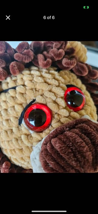 Плетена играчка - лъв