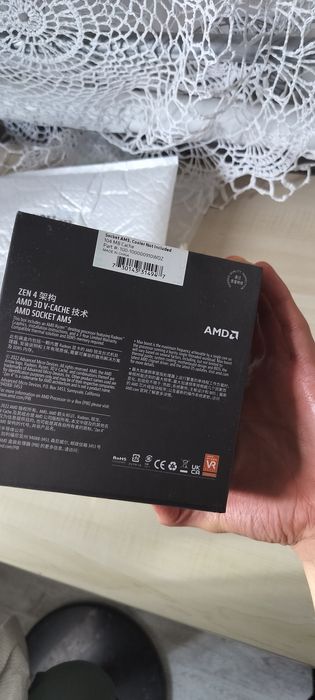 Новый процессор r7 7800x3d box