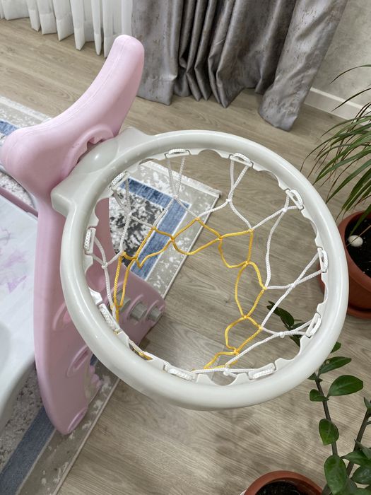 Горка и качеля детская