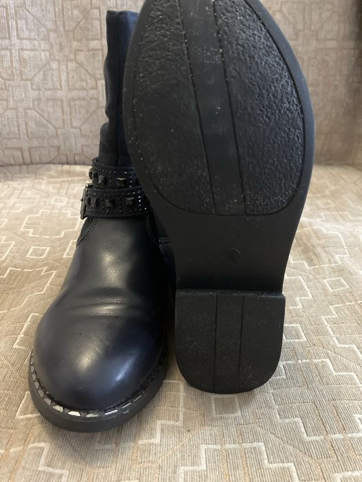 Сапоги, полуботинки кожа