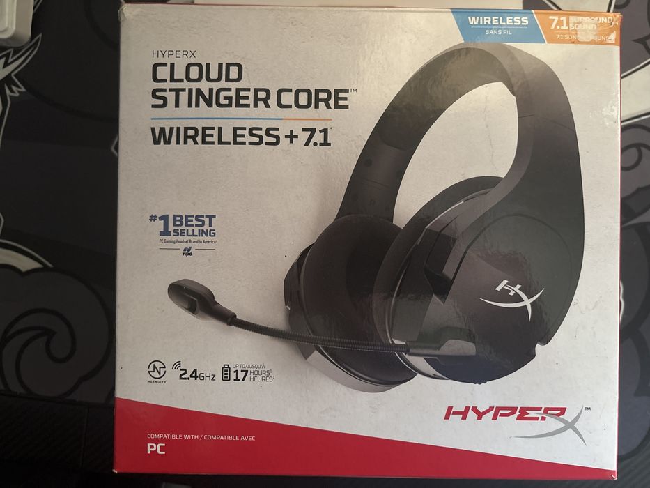 Игровые наушники, cloud stinger core wireless +7.1