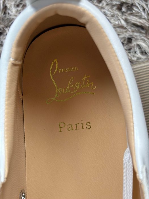 Adidași Christina Louboutin - calitate premium - albi