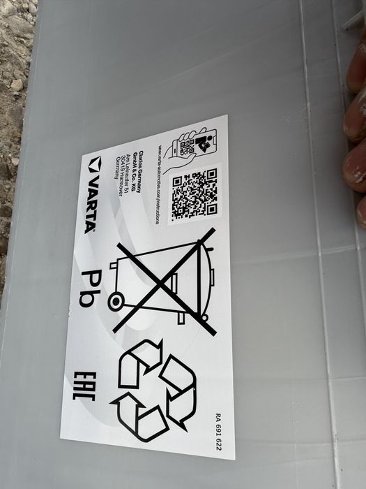 Baterie varta dual prupose pt jahturi vapoare si autorulote camper