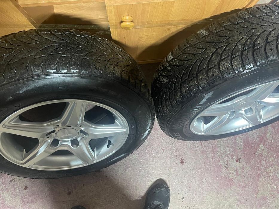 Резина с дисками зима на мерсы