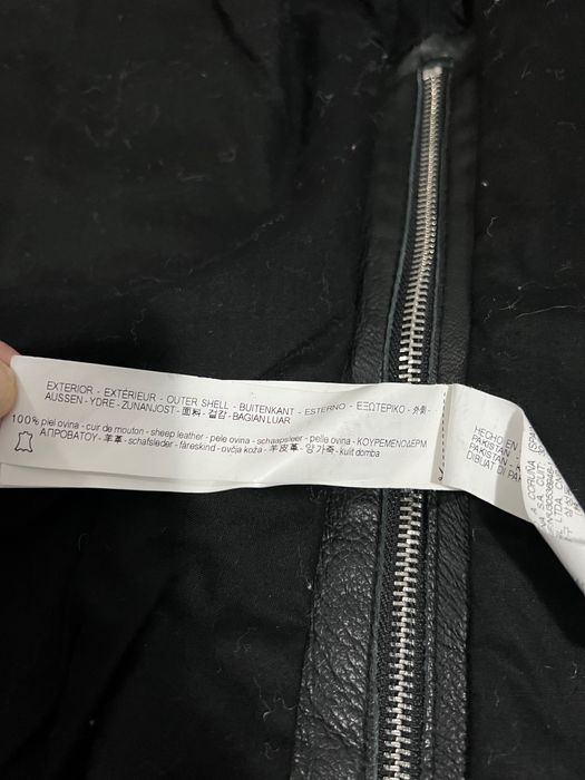 Geacă piele biker damă Zara