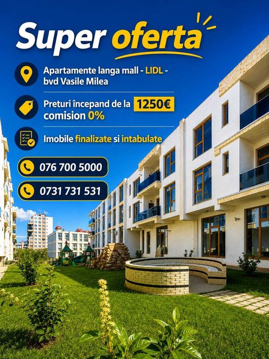 Apartament 2 camere -DIRECT PROPIETAR - LA CHEIE - COMISION 0% - SUPER OFERTA