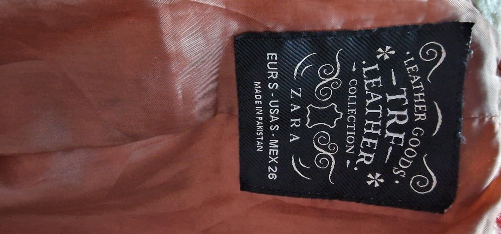 Jacheta piele naturala cu guler de blana femei