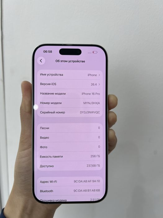iPhone 16 Pro 256/87%