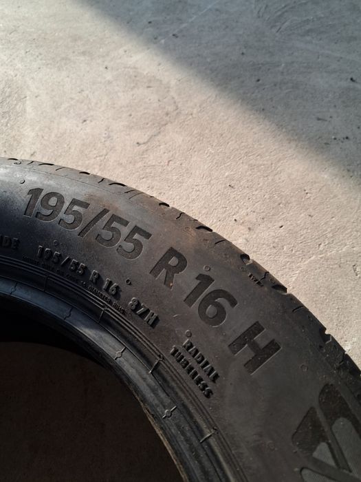 2 anvelope vară 195 55 r16 Continental