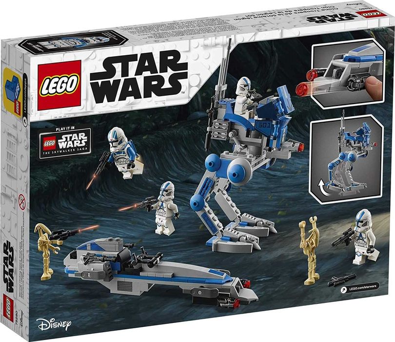 НОВО LЕGO Star Wars 75280 - 501st Legion Clone Troopers
