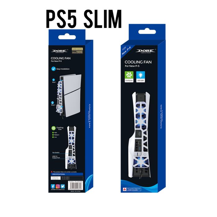Охлаждающий вентилятор DOBE для PS5 / PS5 Slim / PS5 Pro