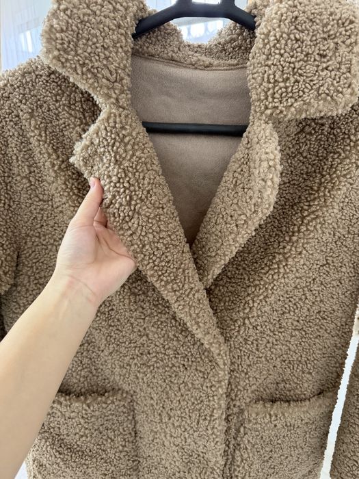 Тедди шуба двухсторонная