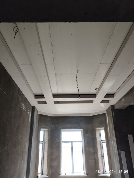 Монтаж гипсокартона