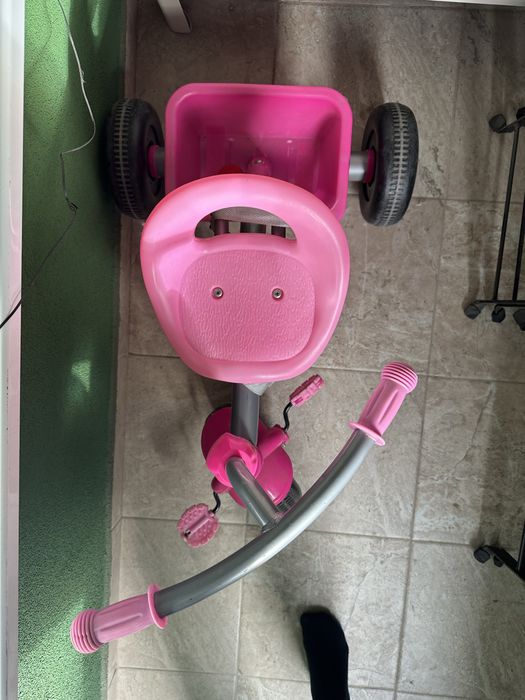 Детска розова триколка