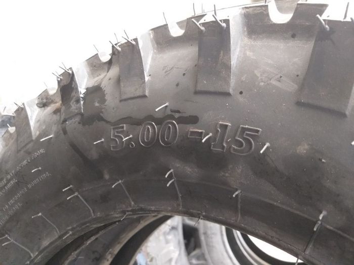 Cauciucuri noi 5.00-15 BKT directie pentru tractor sau semanatoare R15