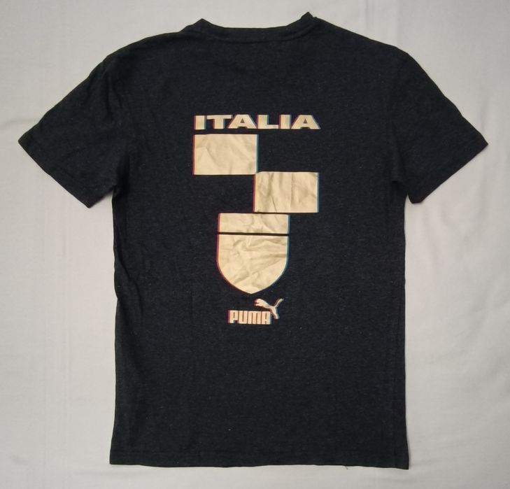 Puma FIGC Italy Shirt оригинална тениска XS Пума Италия памук фланелка
