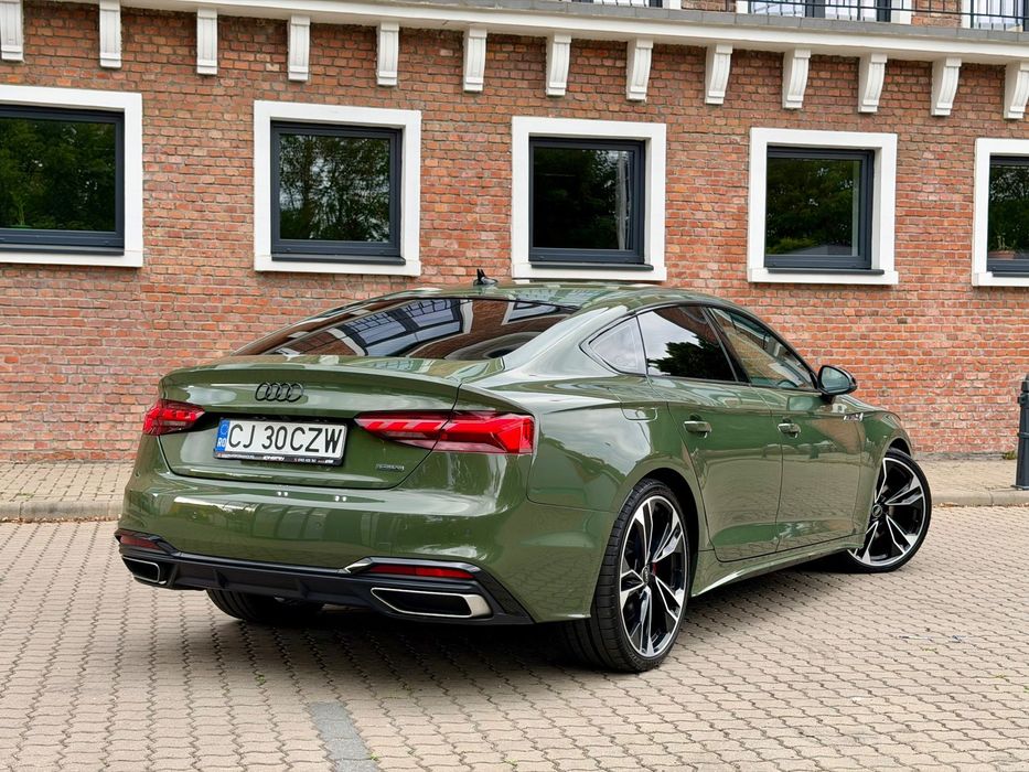 Audi A5 Sportback 3.0TDi, S Line, Mild Hybrid, Faruri Laser, Pachet RS5