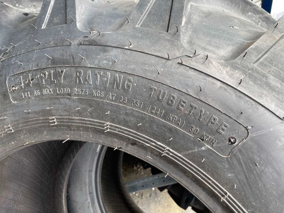 16.9-24 cu 14 pliuri marca OZKA pentru tractor fata cauciucuri noi