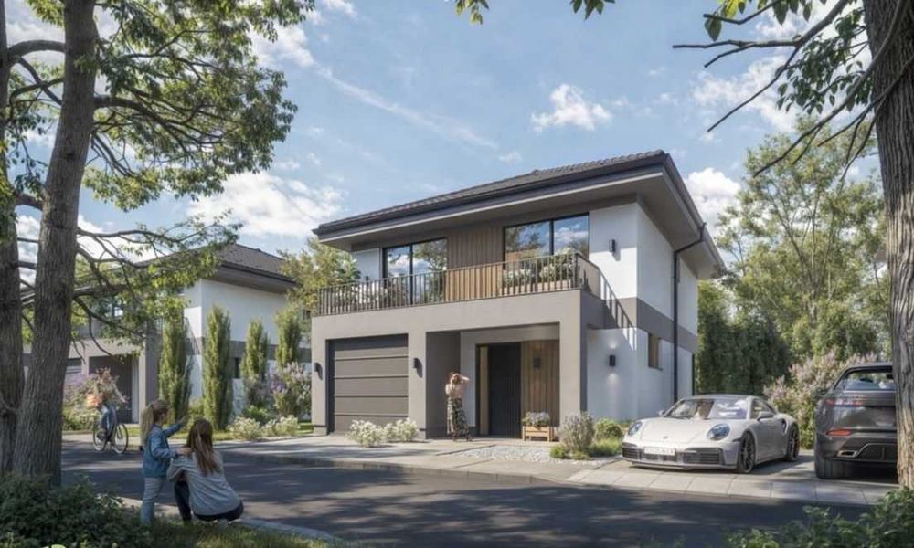 Двуетажна къща в Беломорски с гараж