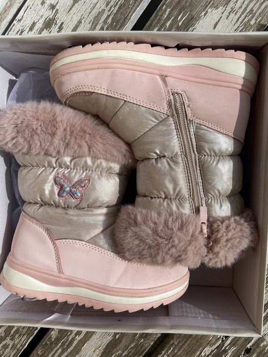 Топли зимни детски ботуши за момиче, 28 номер