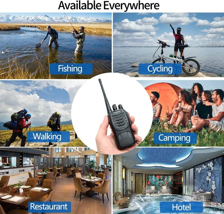 Stații Radio Walkie-talkie Semnal 5km, 16 canale, volum ajustabil Camping Drumeție